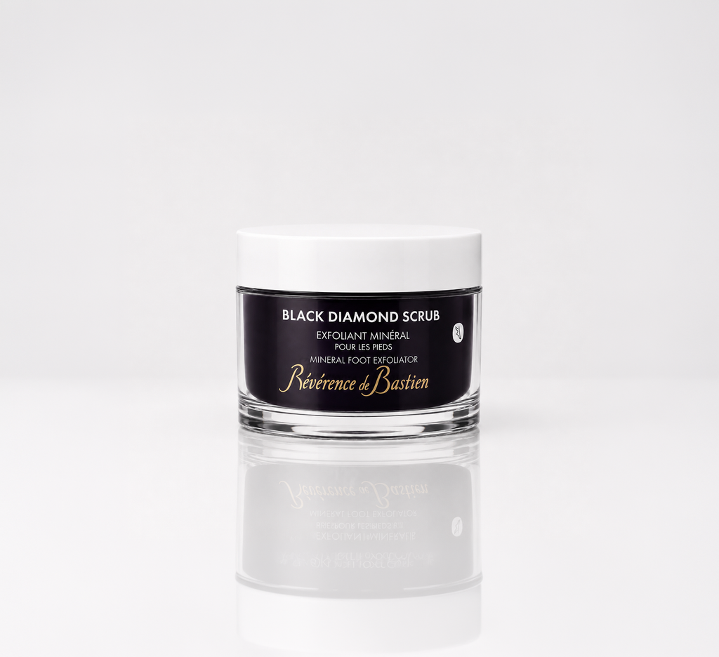 THE BLACK DIAMOND SCRUB Exfoliant minéral pour les pieds
